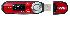 SONY WALKMAN NWZ - B143R �ERVEN� (RED),  4GB,  MP3/ WMA/ WAV P�EHR�VA�,  RYCHONAB�JEN�,  USB2.0 DISK