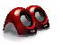 SWEEX SP132 �ERVEN� (ROSY RED)  - 2.0 SYSTEM 100W (R.M.S. 2X1W) PRO NOTEBOOKY,  DATA I NAP�JEN� P�ES
