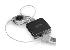 SWEEX STAR HUB US030 �ERN� (JET BLACK),  4 PORT,  NAV�JE�KA KABELU,  USB2.0