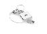 SWEEX STAR US040 B�L� (VIRGIN WHITE),  4 PORT,  NAV�JE�KA KABELU,  USB2.0