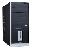 EUROCASE MIDDLETOWER 5470 �ERNO - ST��BRN�,  4X 5.25",  2+1X 3.5",  2X USB,  FORTRON ATX 4