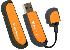 TRANSCEND FLASH DISK  - JETFLASH V70 8GB RUGGED ORANOV GUMOV 