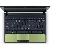 ACER MINI NOTEBOOK ASPIRE ONE 522 ZELEN� AMD ONTARIO DUAL - CORE C - 50, 10" LED CB 1280X720, R