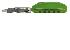SWEEX MY� MI036 ZELEN� (GRASSY GREEN),  800DPI,  KABEL S NAVIJ�KEM,  USB