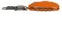 SWEEX MY� MI033 ORAN�OV� (SUNSET ORANGE),  800DPI,  KABEL S NAVIJ�KEM,  USB