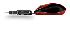 SWEEX MI052 �ERVEN� (CHERRY RED),  1000DPI,  KABEL S NAVIJ�KEM,  PODSV�CEN� KOLE�KO,  USB