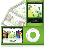 APPLE IPOD NANO 4TH ZELEN� (GREEN),  16GB,  MP3/ AAC/ AIFF P�EHR�VA�,  �KOLOVN�K,  HRY,  2" LCD