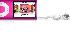 APPLE IPOD NANO 4TH RَOV� (PINK),  16GB,  MP3/ AAC/ AIFF P�EHR�VA�,  �KOLOVN�K,  HRY,  2" LCD 